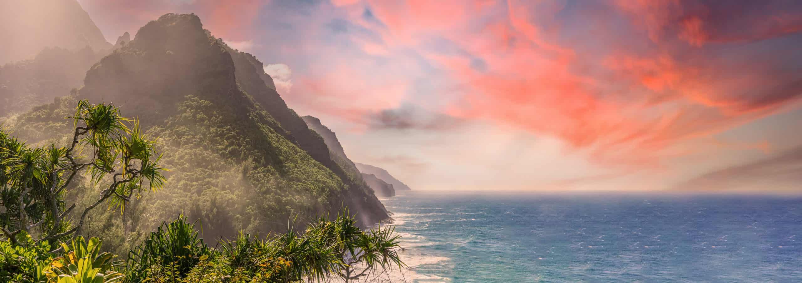 All-inclusive Kauai Napali Coast from above
