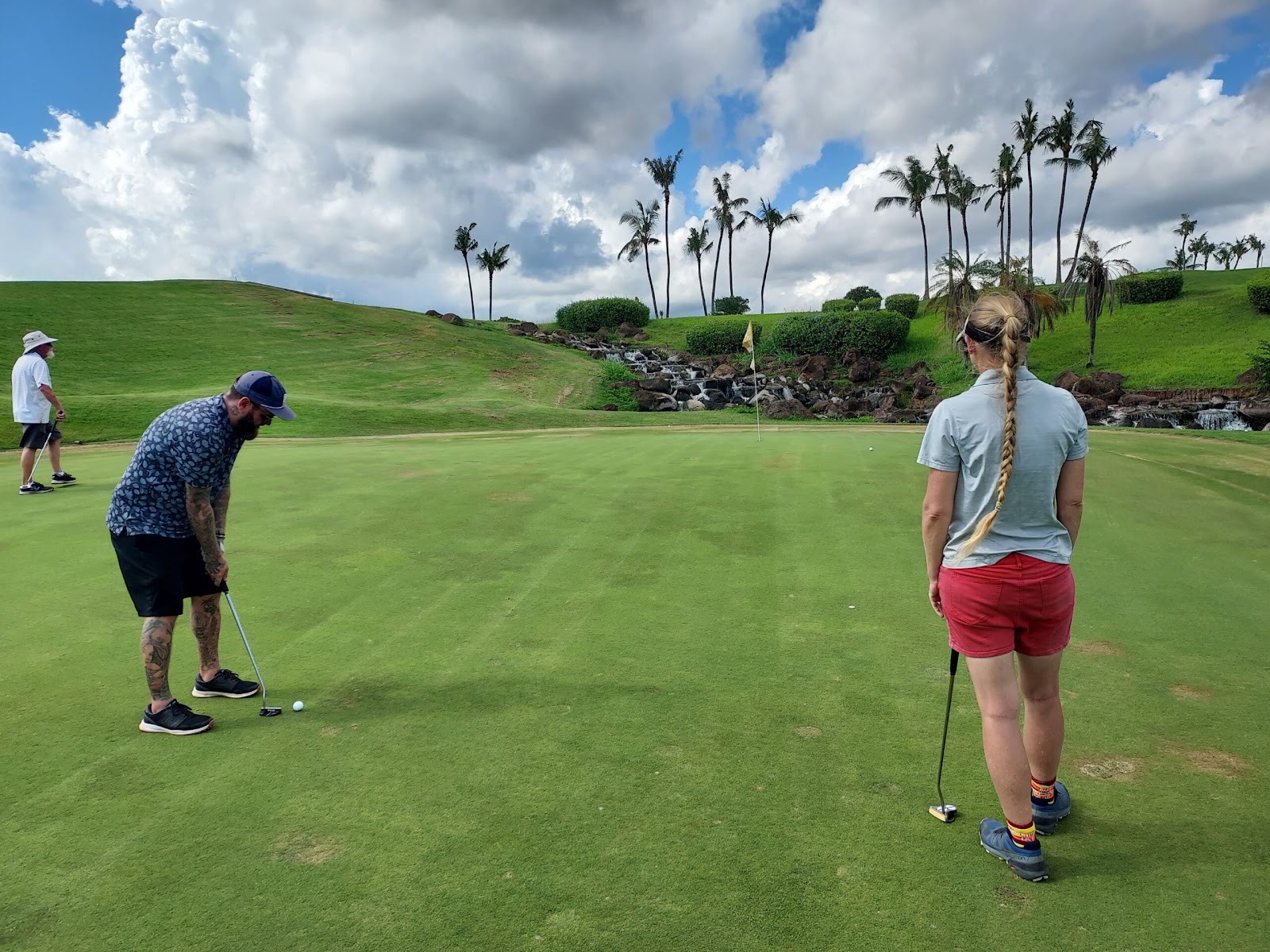 Royal Kunia golf 18th green 