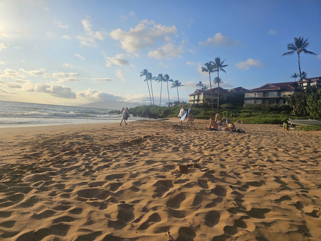 wailea not crowded