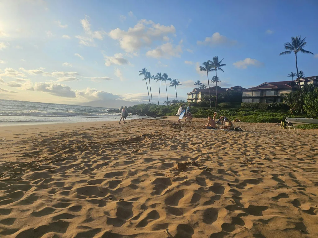 wailea not crowded