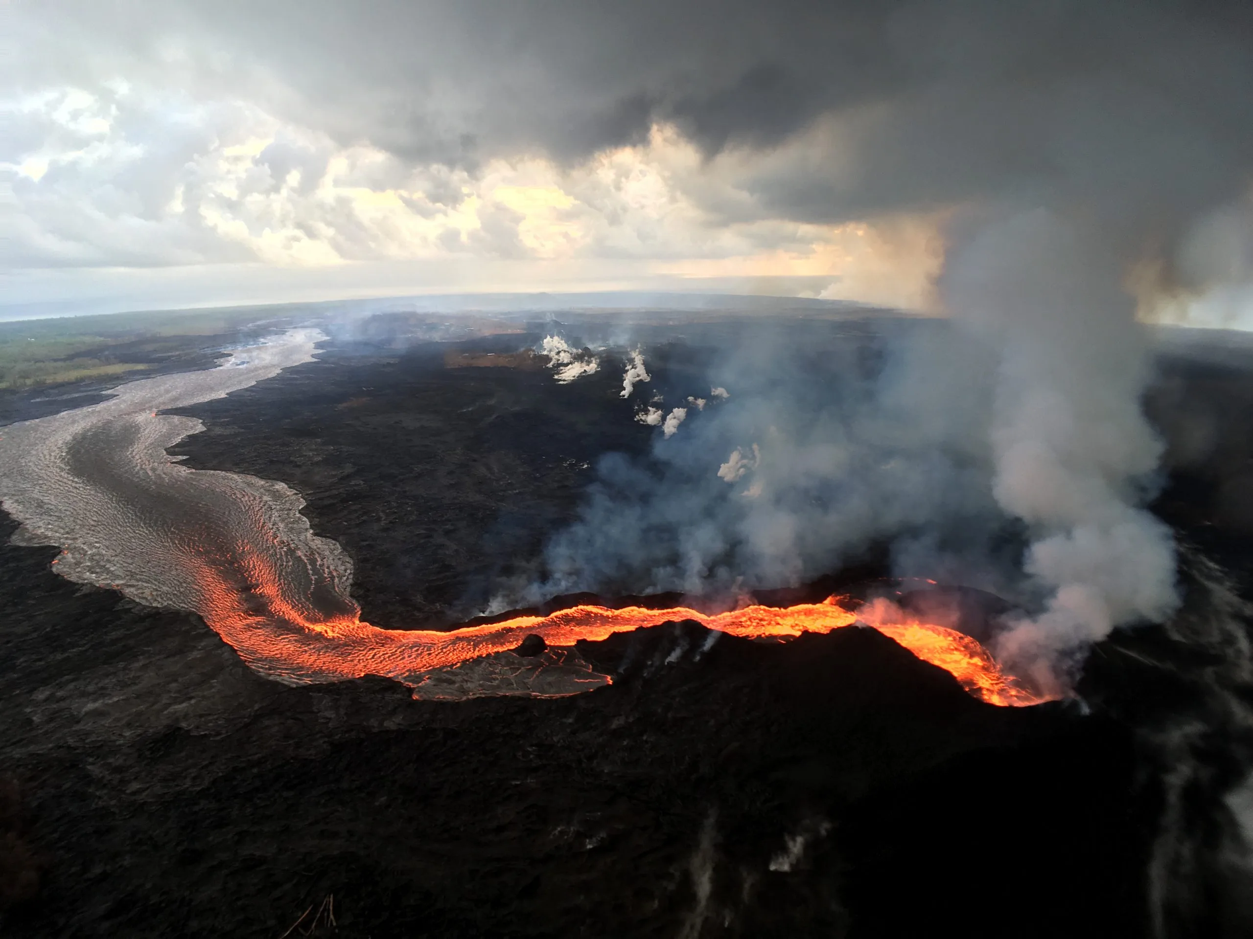 Lava flow at Kilauea