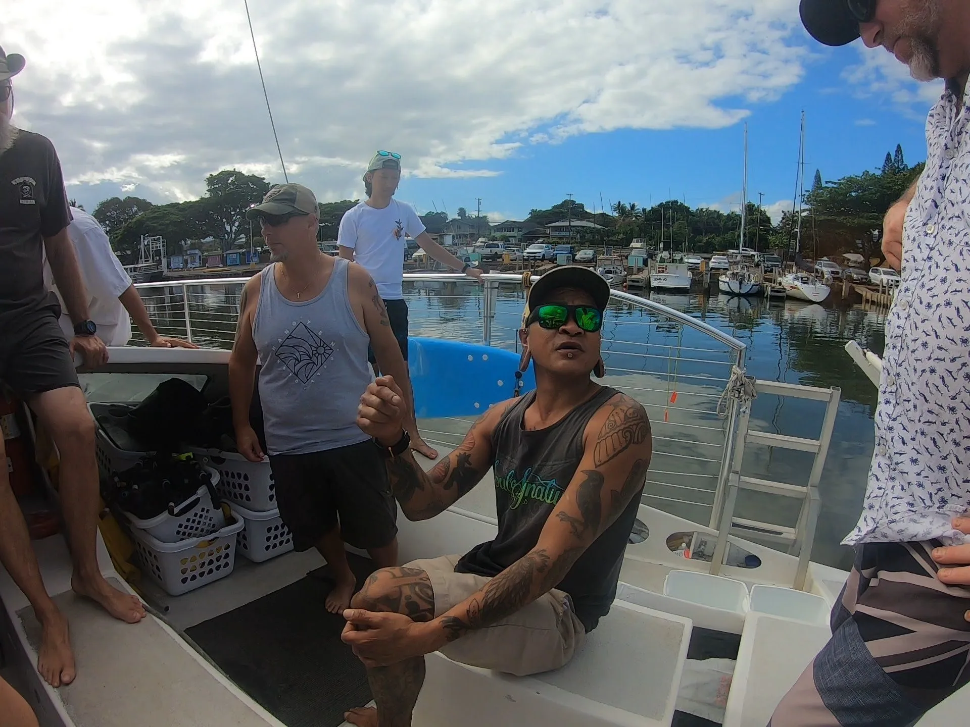 Guided Oahu snorkeling tour.
