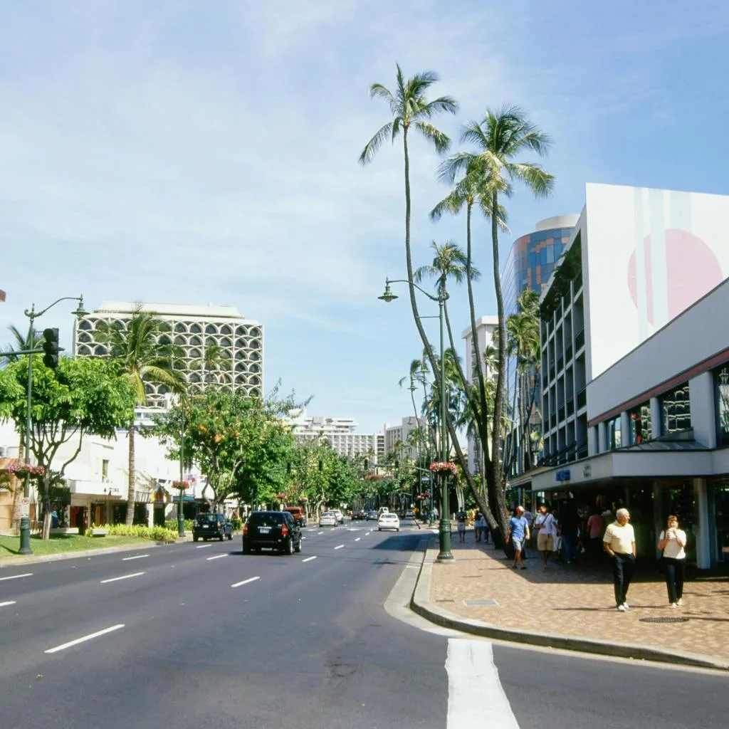 Streets of Waikiki Hawaii shopping is a great thing to do here