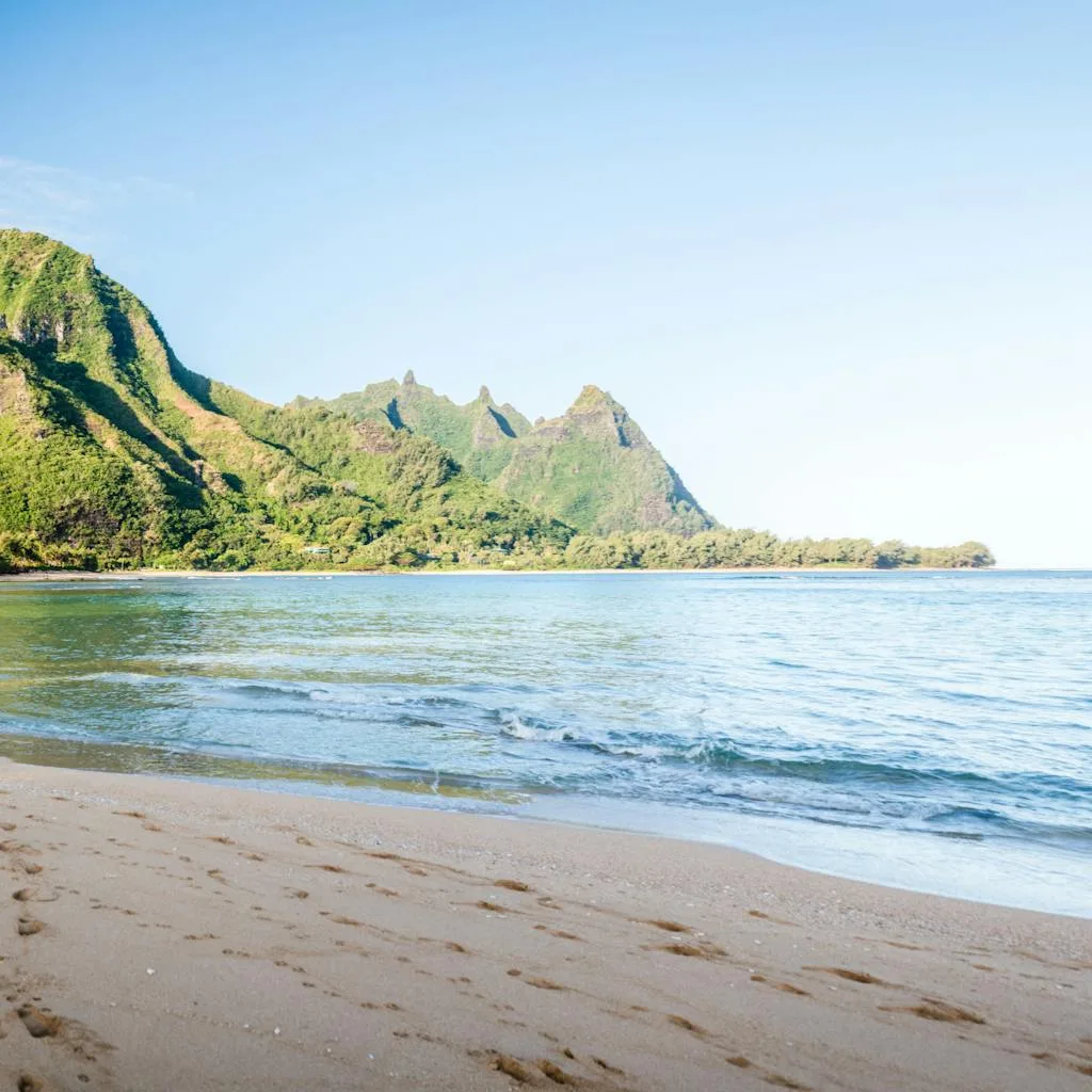 Tunnels beach on Kauai