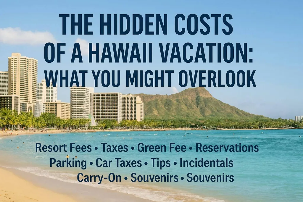 hidden costs for hawaii vacation