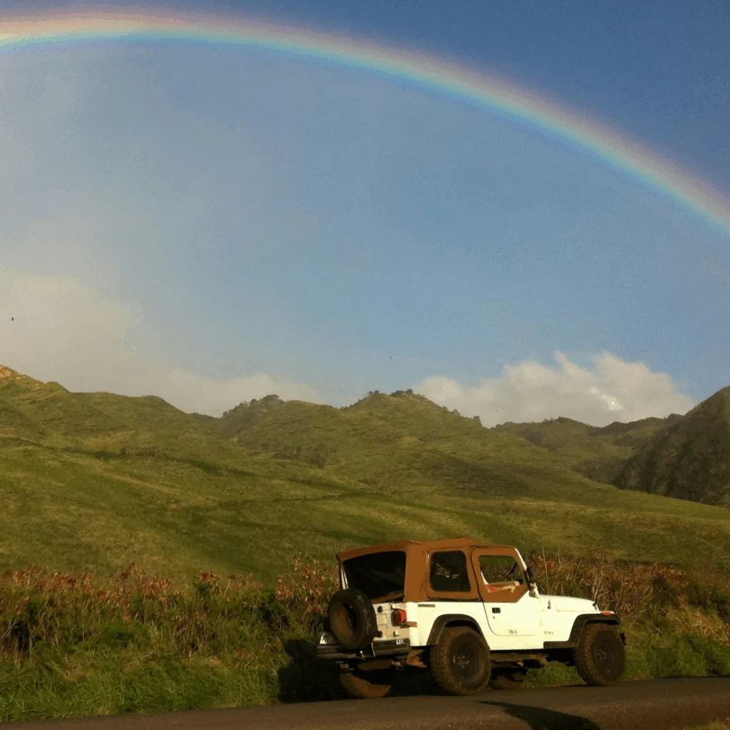 Driving through Hawaii