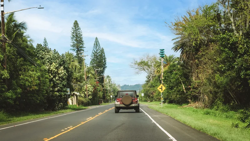 Driving the North Shore of Oahu 