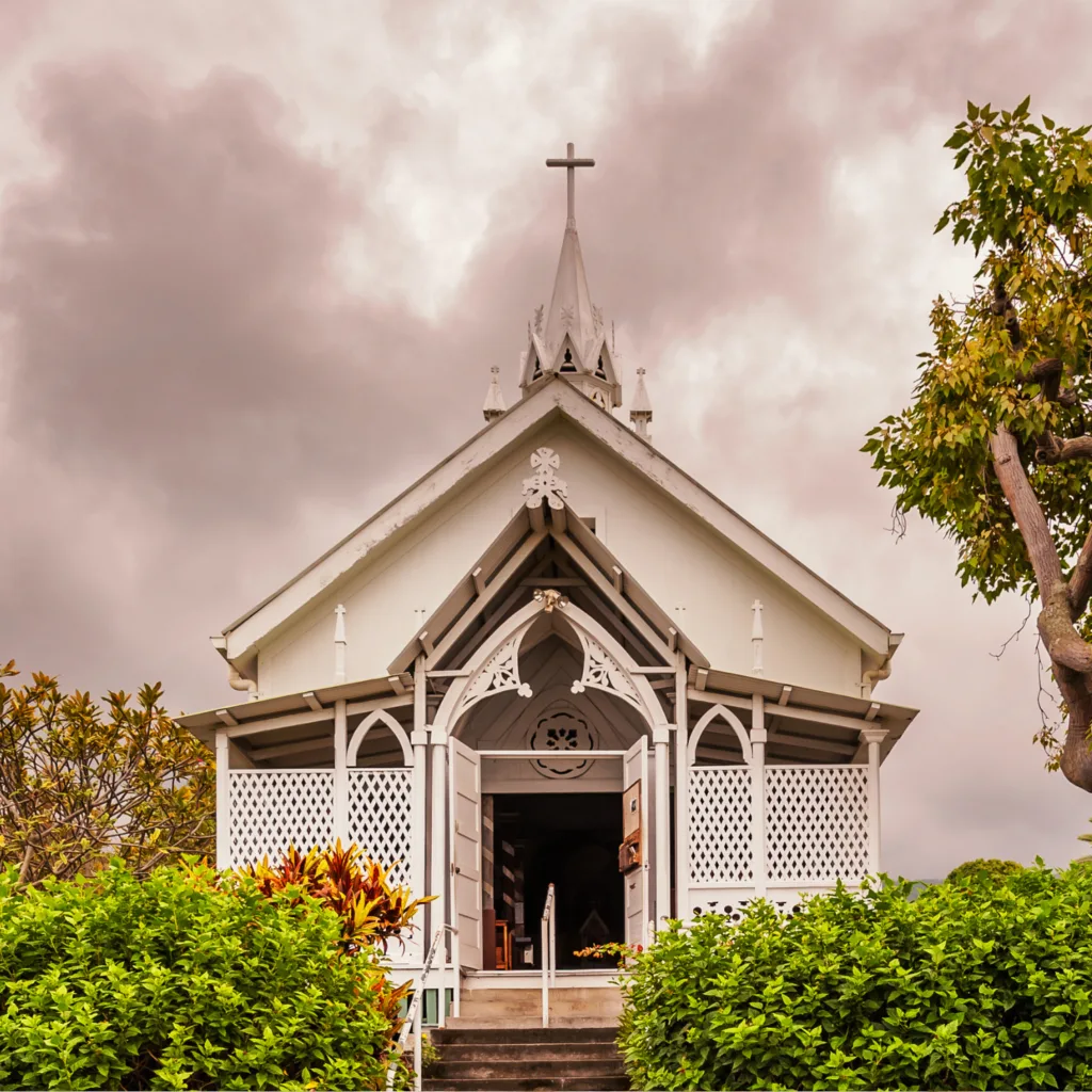St Benedict Catholic Church in Captain Cook Hawaii